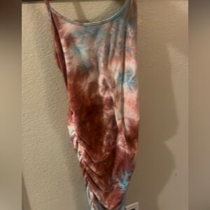 Tie dye body con dress